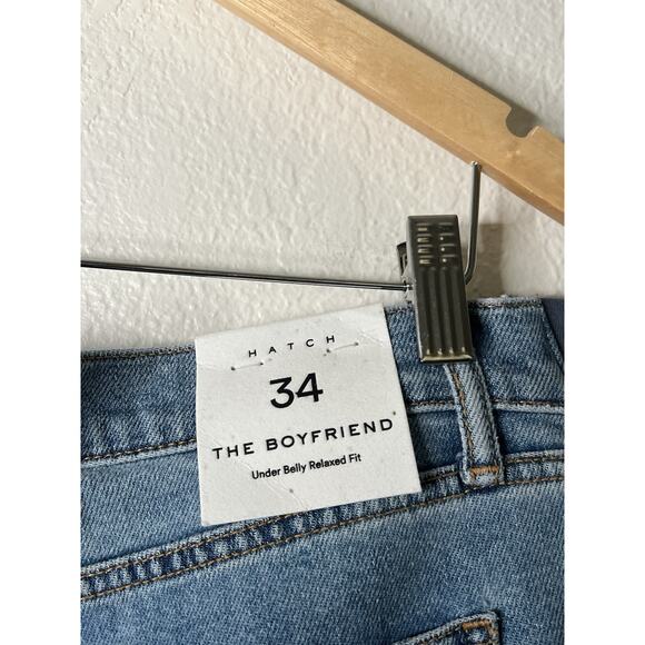 NWT Hatch The Boyfriend Maternity Jeans Size 31 Under Belly Relaxed Fit - Picture 5 of 6